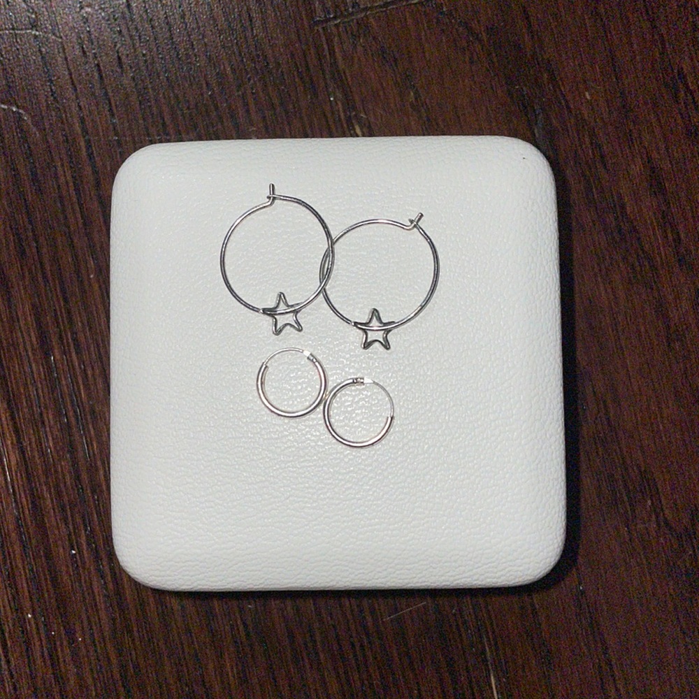 Silver Hoops From PacSun!